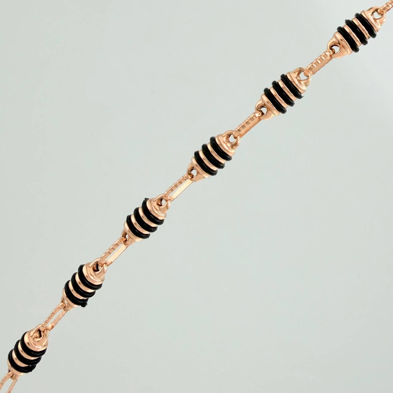 Rustic Barrel Chain 13.65gr / 25 1/4 in / 4mm Rose Gold 18K %