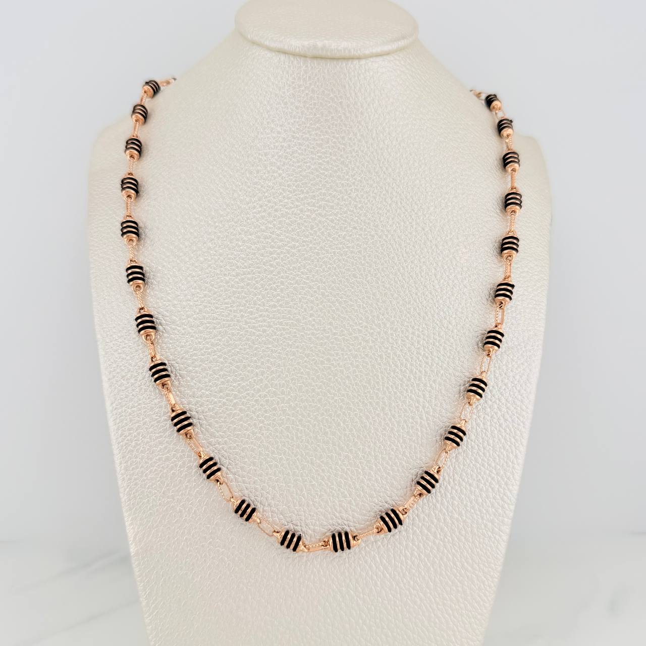 Rustic Barrel Chain 13.65gr / 25 1/4 in / 4mm Rose Gold 18K %