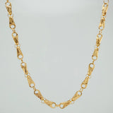 Rustic Spike Chain 11.2gr / 24 1/2 in / 3.9mm 18K Yellow Gold %