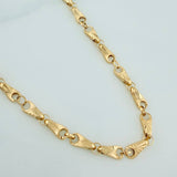 Rustic Spike Chain 11.25gr / 24 1/2 in / 3.6mm Yellow Gold 18K %