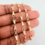 Rustic Spike Chain 11.25gr / 24 1/2 in / 3.6mm Yellow Gold 18K %