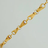 Rustic Spike Chain 11.2gr / 24 1/2 in / 3.9mm 18K Yellow Gold %