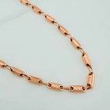 Rustic Tribal Chain 13.85gr / 24 3/4 in / 3.6mm Rose Gold 18K %