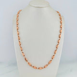 Rustic Tribal Chain 13.85gr / 24 3/4 in / 3.6mm Rose Gold 18K %