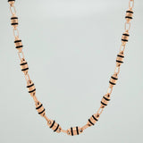 Cadena Rustica Barril 13.85gr / 23 3/4 in / 4.4mm Oro Rosa 18K %