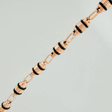 Cadena Rustica Barril 13.85gr / 23 3/4 in / 4.4mm Oro Rosa 18K %