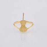 Anillo Violonchelo 1.4gr / T7 1/4 / Oro Amarillo 18K ©