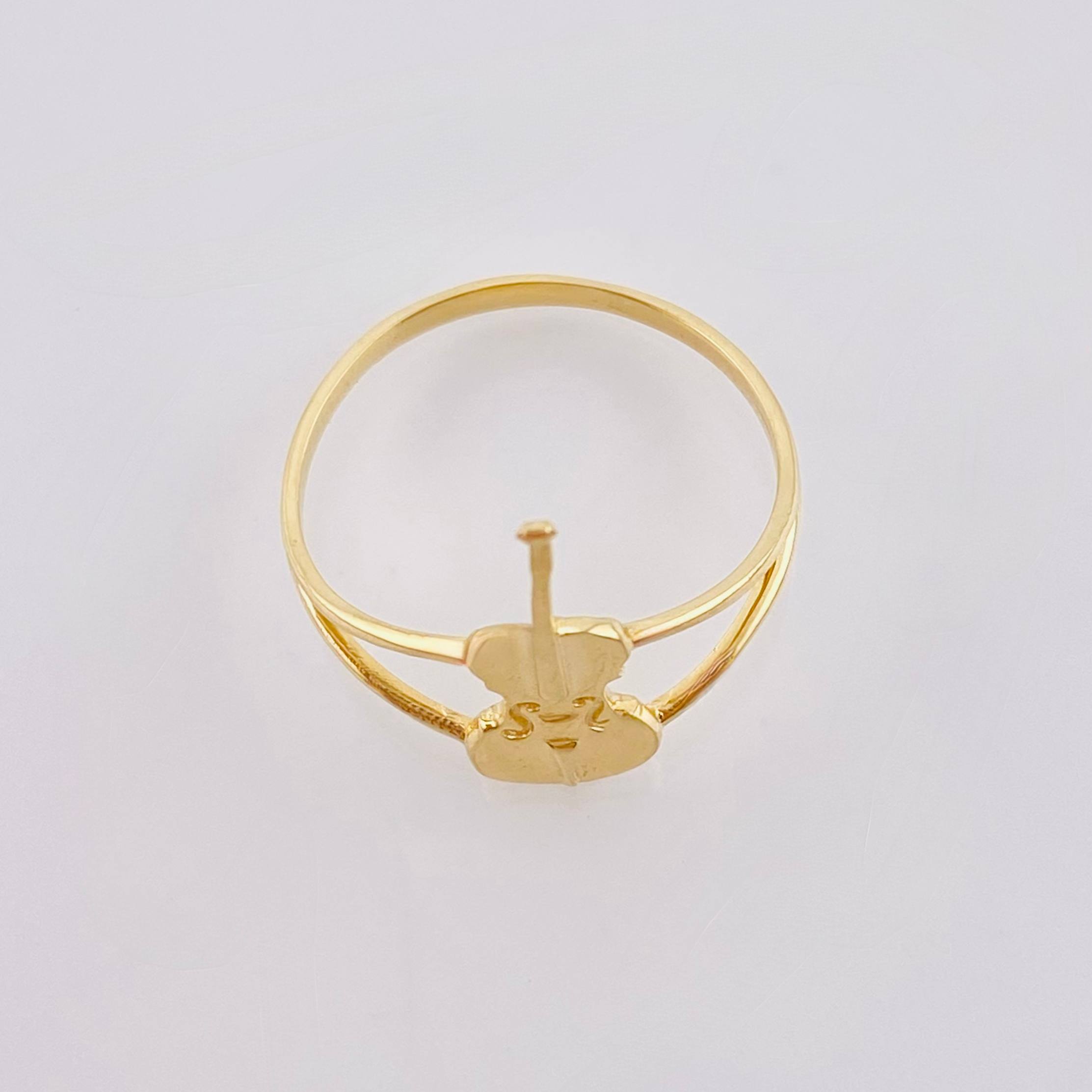 Ring Cello 1.35gr / T6 / 18K Yellow Gold