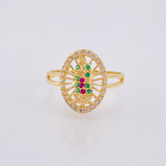 Anillo Virgen Guadalupe 2.35gr / T6 1/2 / Oro Amarillo 18K