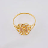 Anillo Virgen Guadalupe Bardera 2gr / T6 3/4 / Dos Oros Amarillo Rosa 18K