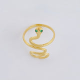 Anillo Serpiente 2.5gr / T6 3/4 / Oro Amarillo 18K *