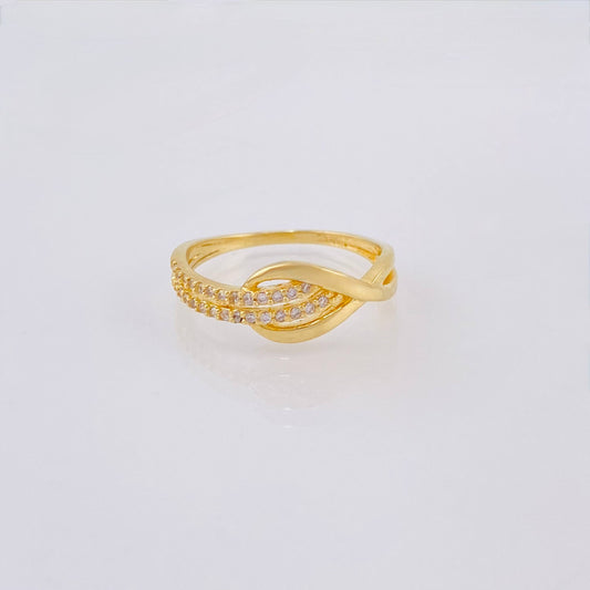Ring Infinity Curve 2.25gr / T7 3/4 / 18K Yellow Gold