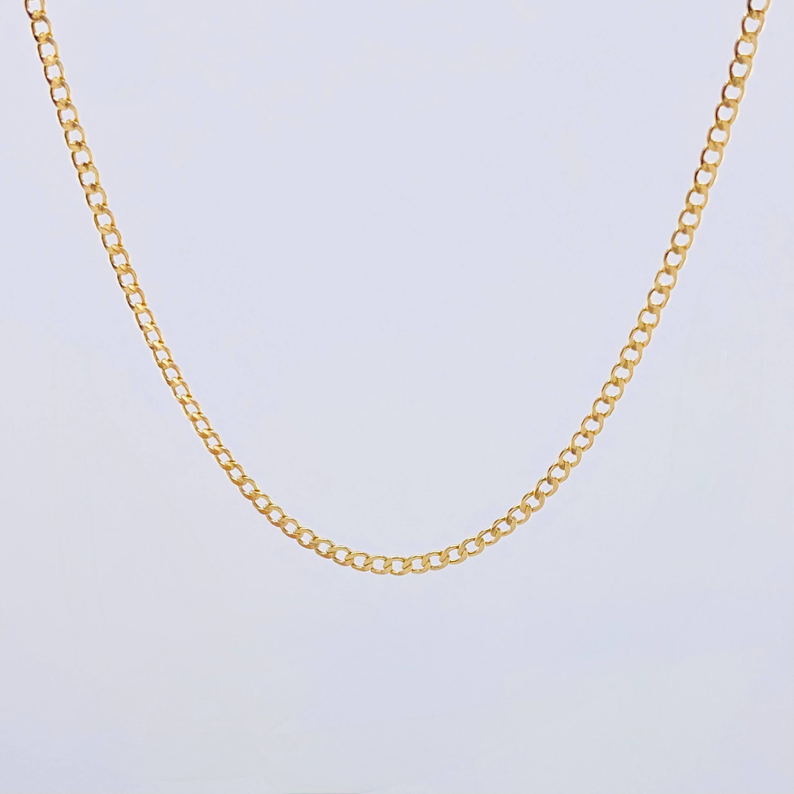 Cadena Cubana 3.2gr / 20 3/4 in / 2.3mm Oro Amarillo +1 18K ©