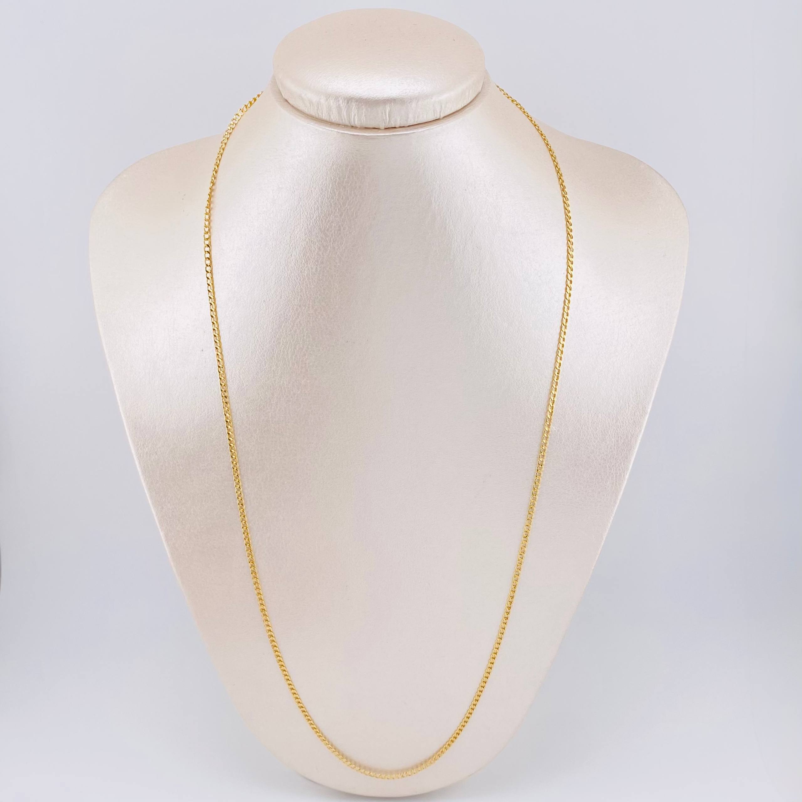 Cadena Cubana 3.2gr / 20 3/4 in / 2.3mm Oro Amarillo +1 18K ©