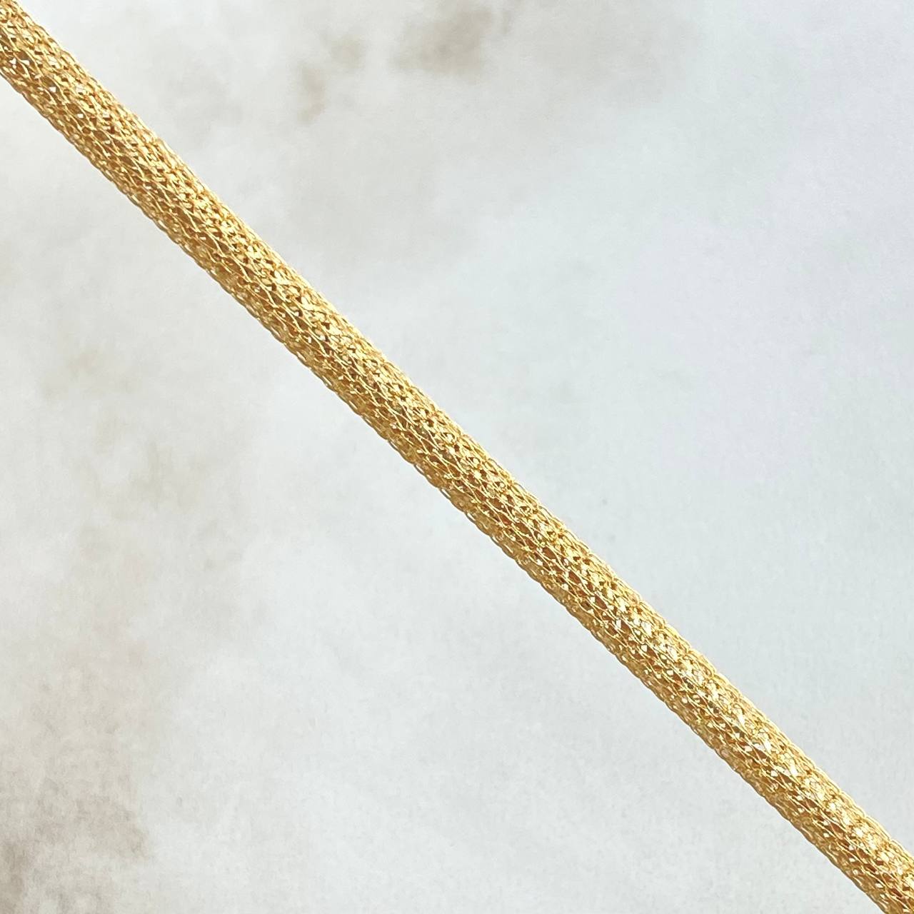 Bracelet Mesh 4.15gr / 8.1in / 3.8mm 18K Gold +4$