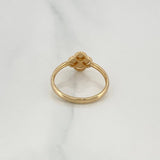 Anillo Trebol 1gr / T4 1/4/ Oro Amarillo 18K %