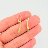 Candongas Corneta Lazo 1.15gr / 1 1/4 in / Oro Amarillo 18K *