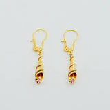 Candongas Corneta Lazo 1.2gr / 1 1/4 in / Oro Amarillo 18K *