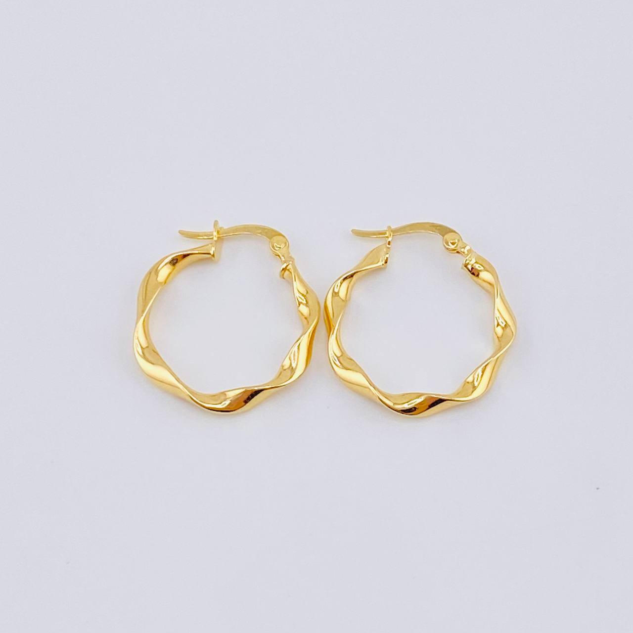 Candongas Amber 1.6gr / 1 in / Oro Amarillo 18K ©