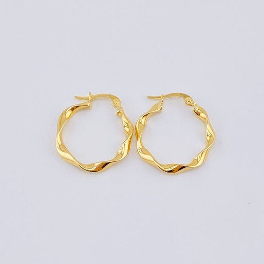 Candongas Amber 1.6gr / 1 in / Oro Amarillo 18K ©