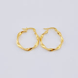 Candongas Amber 1.6gr / 1 in / Oro Amarillo 18K ©