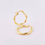 Candongas Amber 1.6gr / 1 in / Oro Amarillo 18K ©