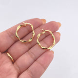 Candongas Amber 1.6gr / 1 in / Oro Amarillo 18K ©