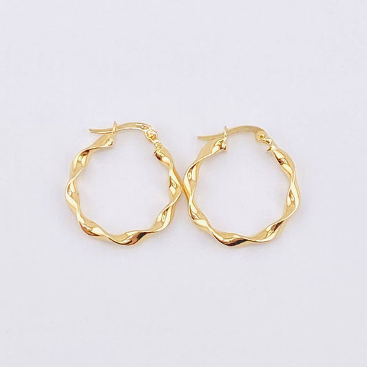 Candongas Amber 1.55gr / 1 in / Oro Amarillo 18K ©