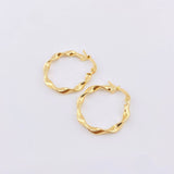 Candongas Amber 1.55gr / 1 in / Oro Amarillo 18K ©