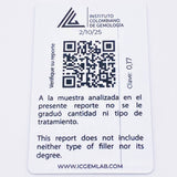 Dije Mapa Colombia Esmeralda 17pts 1.7gr / 1 1/4 in / Oro Amarillo 18K ©