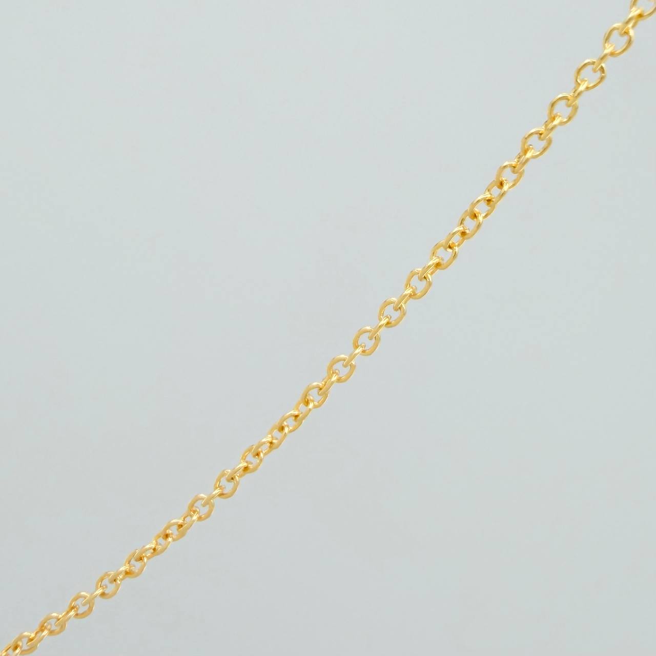 Cadena Aro Seguido 1.3gr / 17 3/4 in / 0.8mm Oro Amarillo +3 18K %