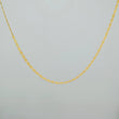 Cadena Escalera Plana 1.2gr / 18 in / 1mm Oro Amarillo +3 18K &