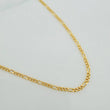 Figaro Chain 1.35gr / 17 1/2 in / 1.2mm Yellow Gold +1 18K &