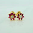 Topos Flor 0.85gr / 6mm Oro Amarillo 18K %