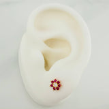 Topos Flor 0.85gr / 6mm Oro Amarillo 18K %