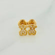 Bear Stud Earrings Ts 0.95gr / 4.9mm 18K Yellow Gold %
