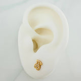 Bear Stud Earrings Ts 0.95gr / 4.9mm 18K Yellow Gold %