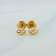 GC Stud Earrings 0.5gr / 4.7mm 18K Yellow Gold %