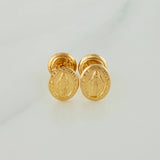 Topos Virgen Milagrosa 0.75 g / in / 8.05 mm Oro Amarillo 18K