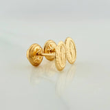 Topos Virgen Milagrosa 0.75 g / in / 8.05 mm Oro Amarillo 18K