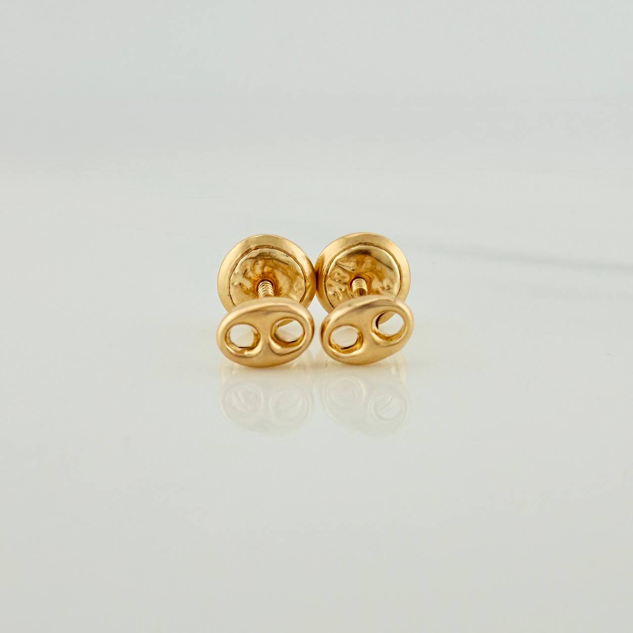 GC Stud Earrings 0.45gr / 4.24mm 18K Yellow Gold %