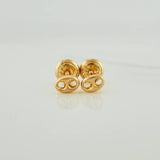 GC Stud Earrings 0.45gr / 4.24mm 18K Yellow Gold %