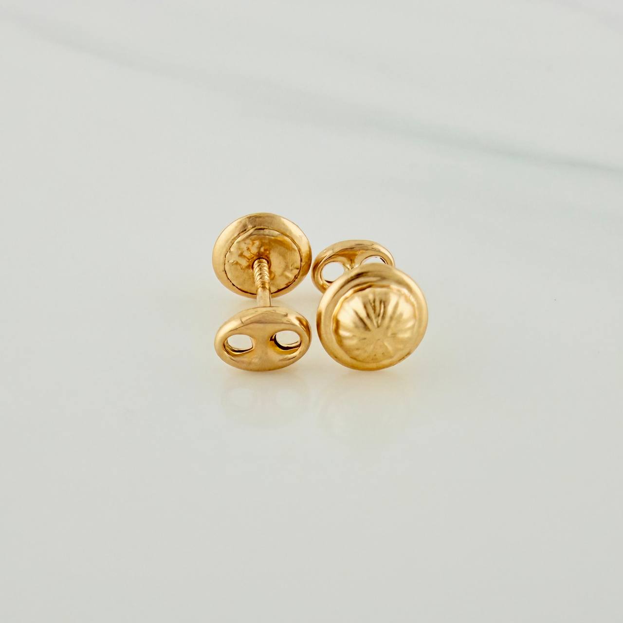 GC Stud Earrings 0.45gr / 4.24mm 18K Yellow Gold %
