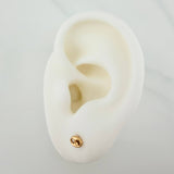 GC Stud Earrings 0.45gr / 4.24mm 18K Yellow Gold %