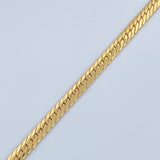 Pulso Serpiente 4.35gr / 19cm / 4mm Oro Amarillo +3 18K $