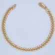Pulso Cubano 4.4gr / 20cm / 5mm Oro Amarillo +0 18K $