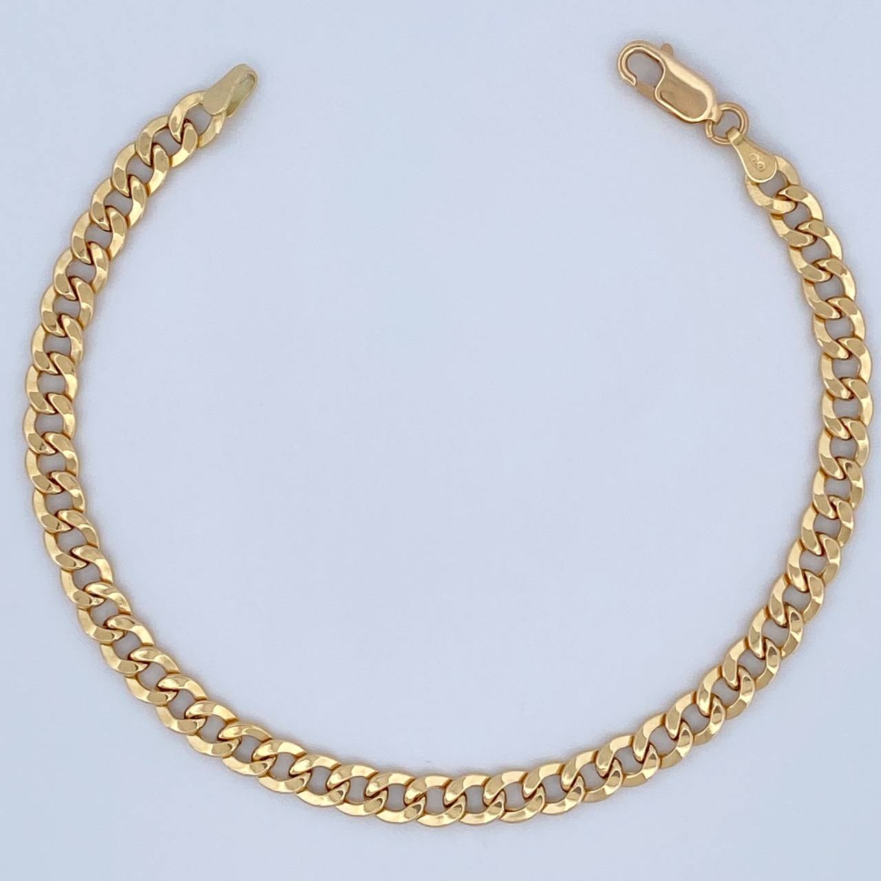 Cuban Links Bracelet 4.35gr / 8.1in / 18K Gold +0$