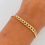Cuban Links Bracelet 4.35gr / 8.1in / 18K Gold +0$