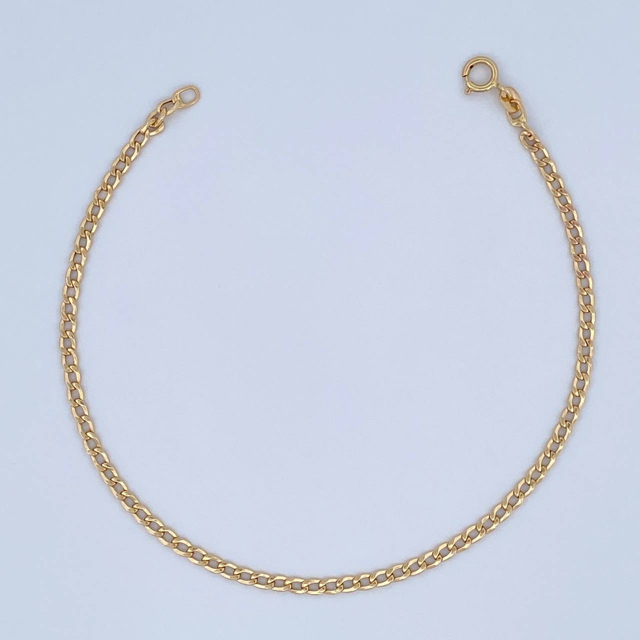 Pulso Cubano 1gr / 19cm / 2mm Oro Amarillo +1 18K $