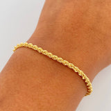 Rope Bracelet 1.85gr / 7.5in / 18K Gold +3$